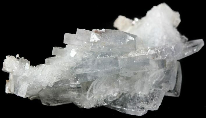 Tabular, Blue Barite Crystal Cluster - Spain #55302
